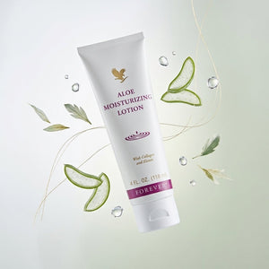 Forever Aloe Moisturizing Lotion con collagene ed elastina