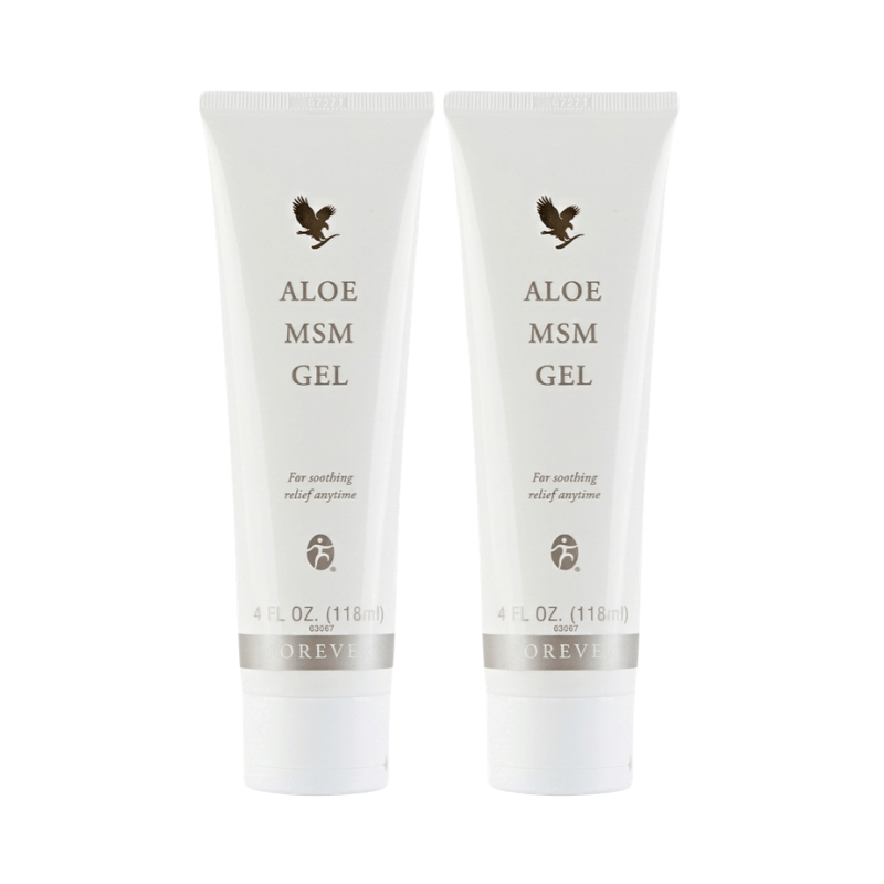 Forever Aloe MSM Gel 2-Pack voordeelbundel met aloë vera en MSM