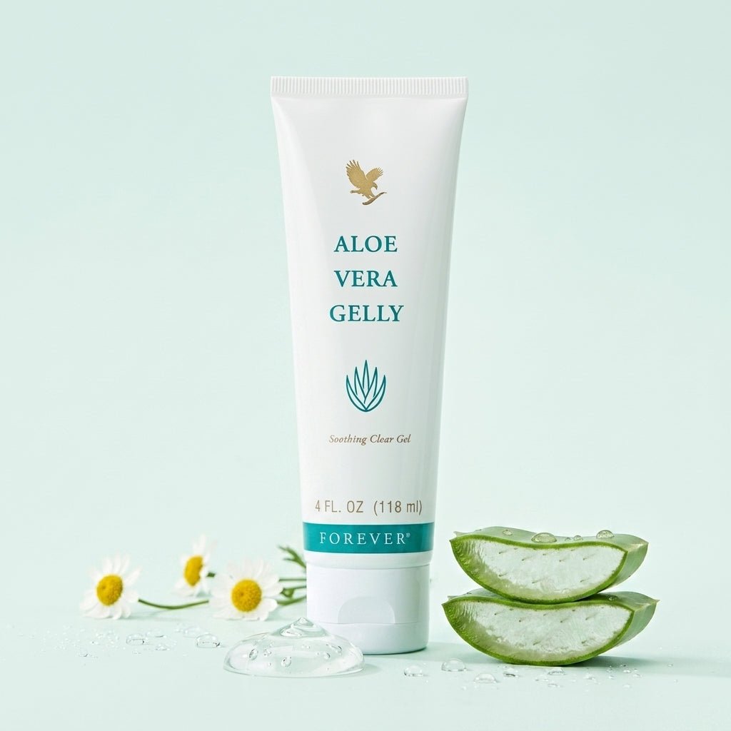 Sperimenta il comfort naturale di Aloe Vera Gelly Crema per una pelle luminosa