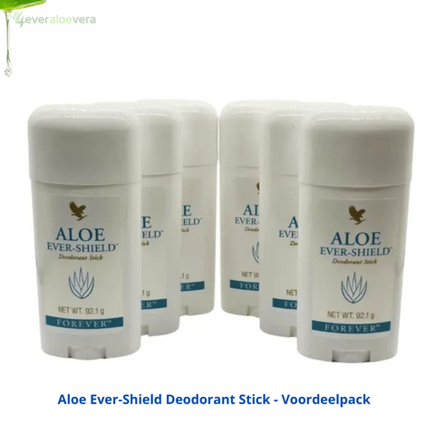forever aloe ever shield deodorant stiks 6 stuks voordeelpack