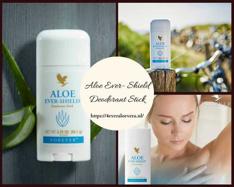 Zeg Vaarwel tegen Aluminium en Alcohol met Forever Aloe Ever Shield Deodorant Stick