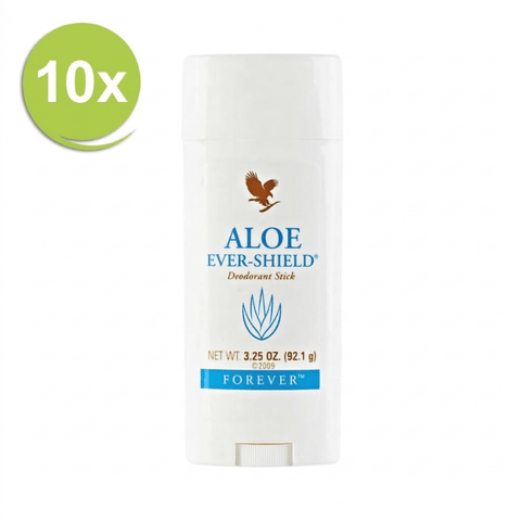 forever aloe ever shield deodorant sticks familypack 10 stuks