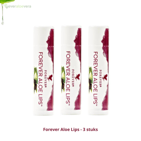 Ontdek de Kracht van Aloë Vera en Jojoba-olie in Forever Aloe Lips 3 stuks