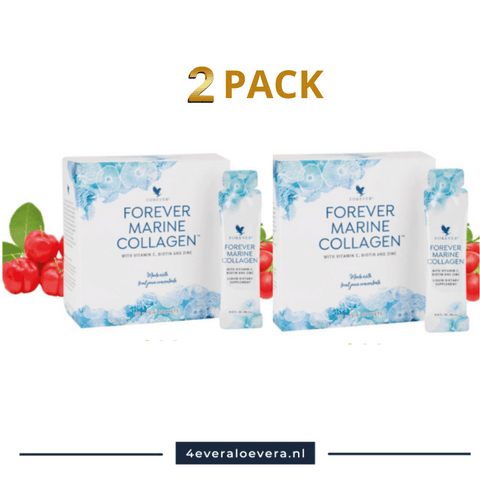 Forever Marine Collagen x 2 Pack – Verbeter je huid, haar en nagels met viscollageen en plantenextracten