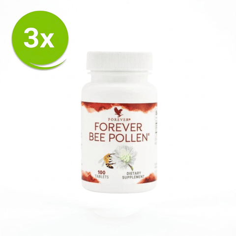 Forever Bee Pollen 3 pack voordeelbundel met puur bijenpollen