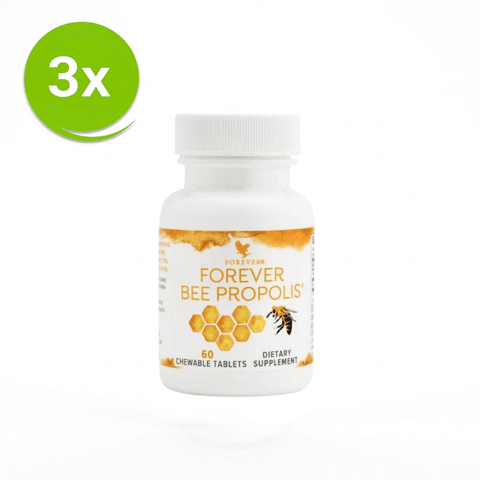 Forever Bee Propolis 3 pack voordeelbundel met propolis, honing en koninginnengelei