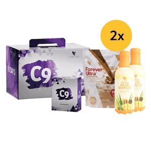 Paquete de descuento del pack dúo Forever C9 Mango y Chocolate