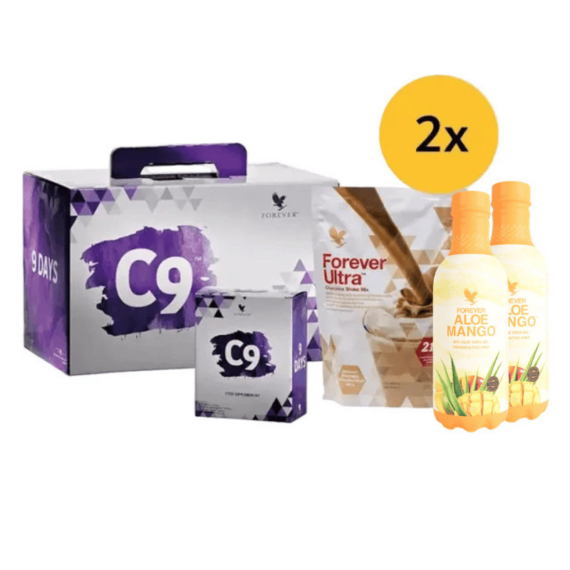 Paquete de descuento del pack dúo Forever C9 Mango y Chocolate