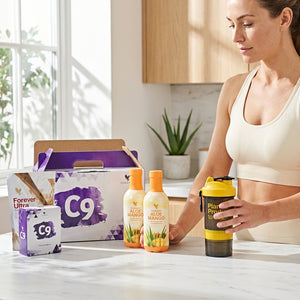 Forever C9 Mango Chocolate shake met eiwitten en voedingsstoffen