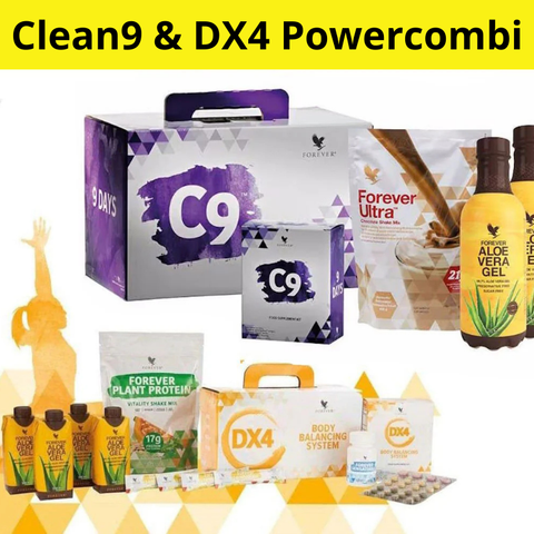 clean 9 choco detox kuur en dx4 powercombi pack 