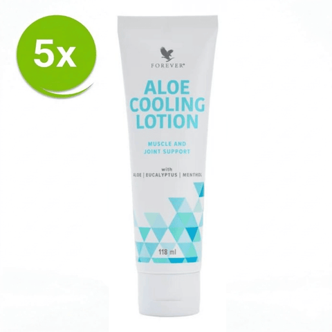 Forever Aloe Cooling Lotion 5 pack voordeelbundel verkoelende lotion