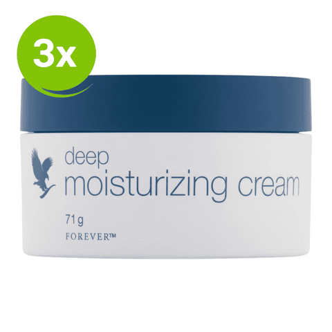 Deep Moisturizing Cream 3-pack Voordeelbundel - 4everaloevera