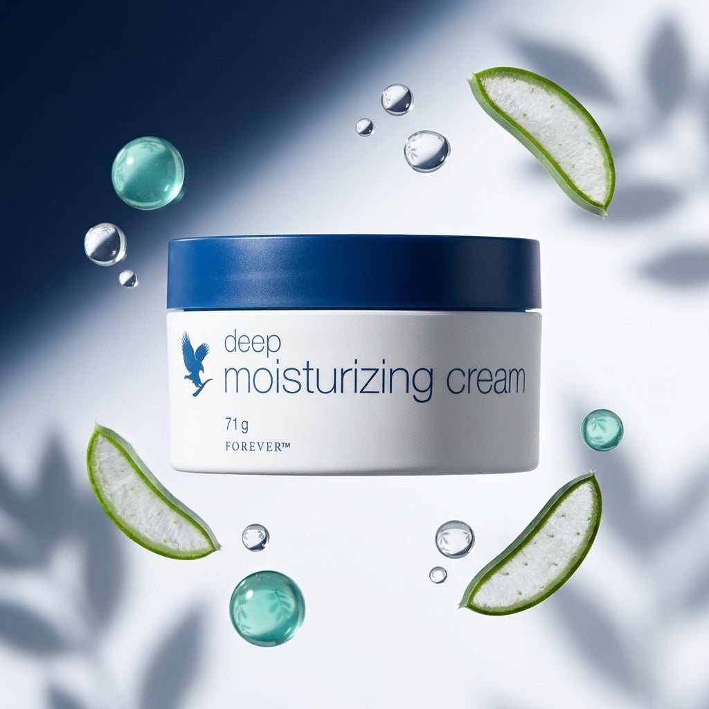 Forever Aloès Deep Moisturizing Cream avec une formule riche pour une hydratation longue durée