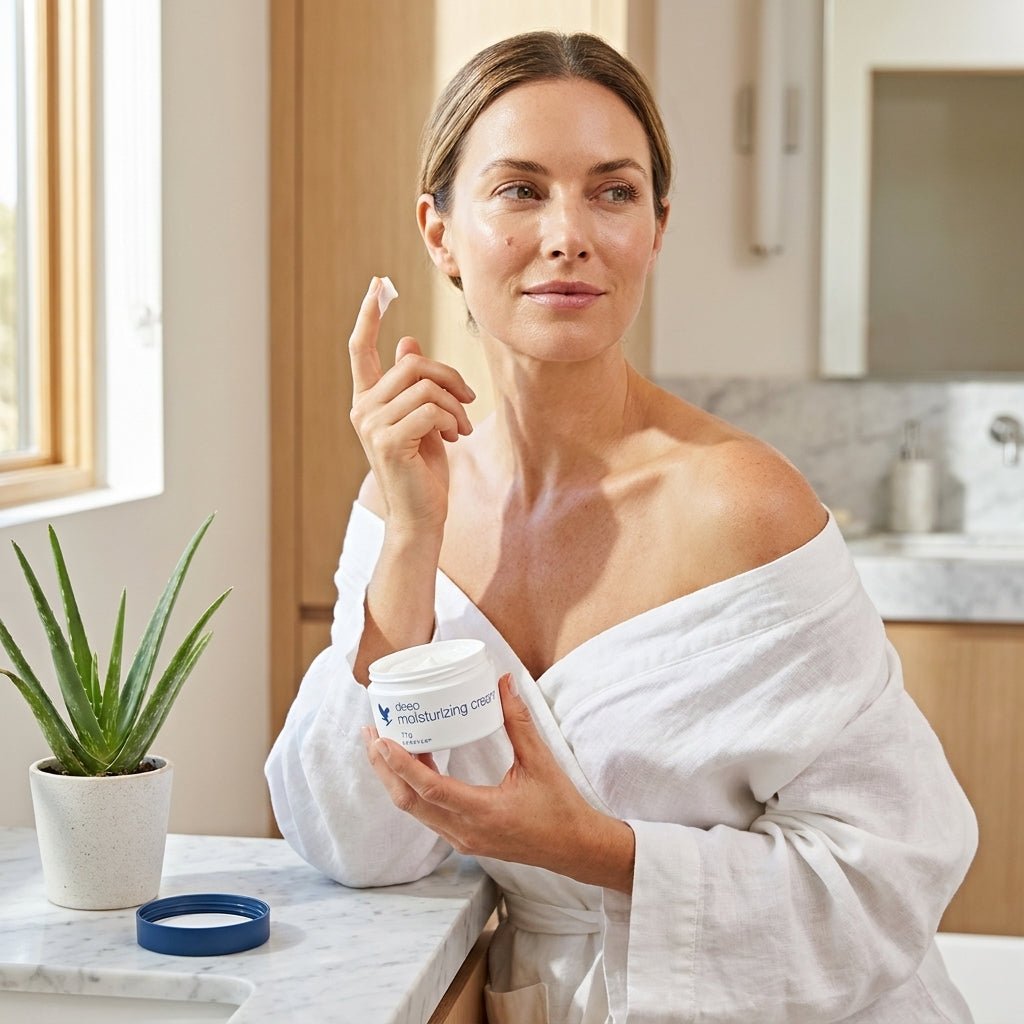 Forever Aloès Deep Moisturizing Cream avec de l'aloe vera et des ingrédients de soins de la peau