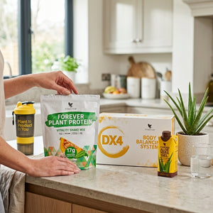Forever DX4 ondersteuning voor energie en bewuste routine