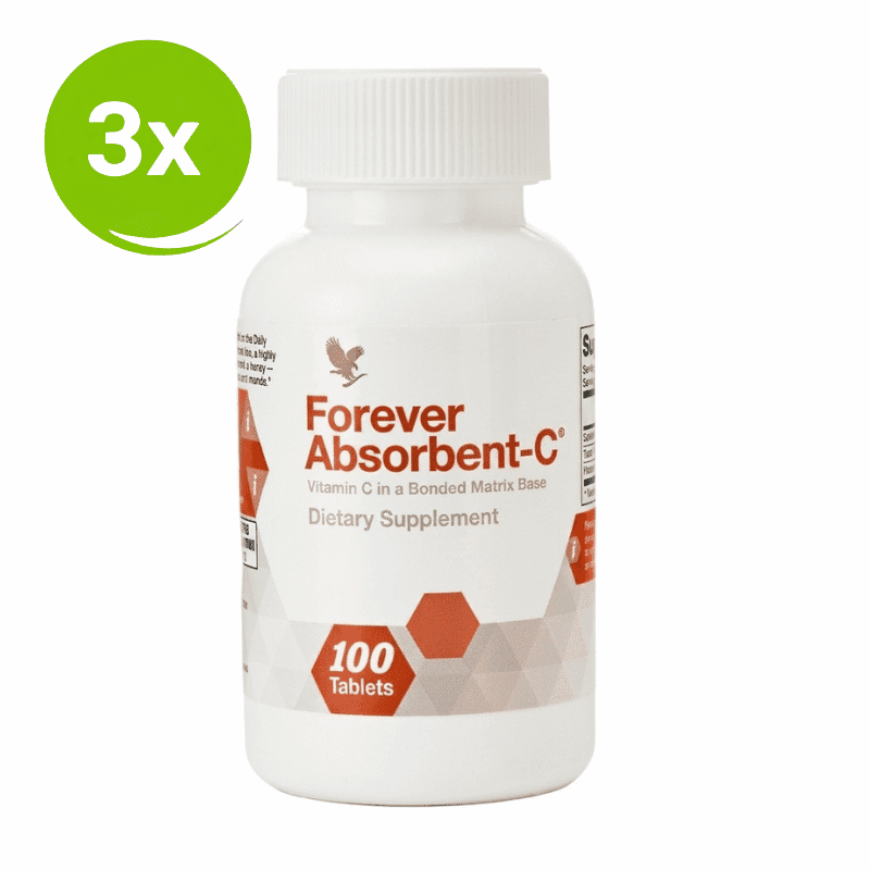 Forever Absorbent-C 3 Pack Voordeelbundel - 4everaloevera