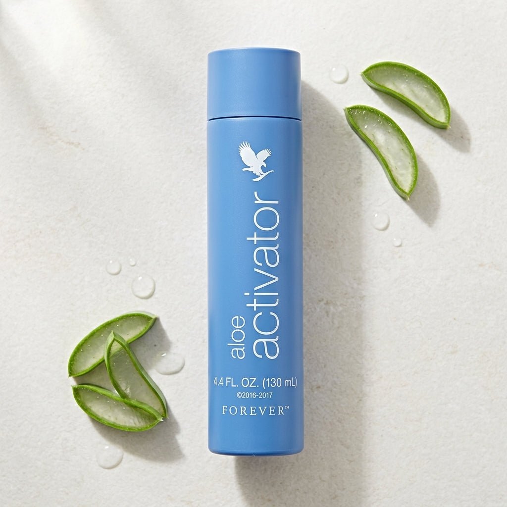 Forever Aloe Activator with stabilized aloe vera gel from our own cultivation