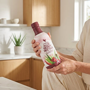 Forever Aloe Berry Nectar compléter avec des jus de fruits naturels