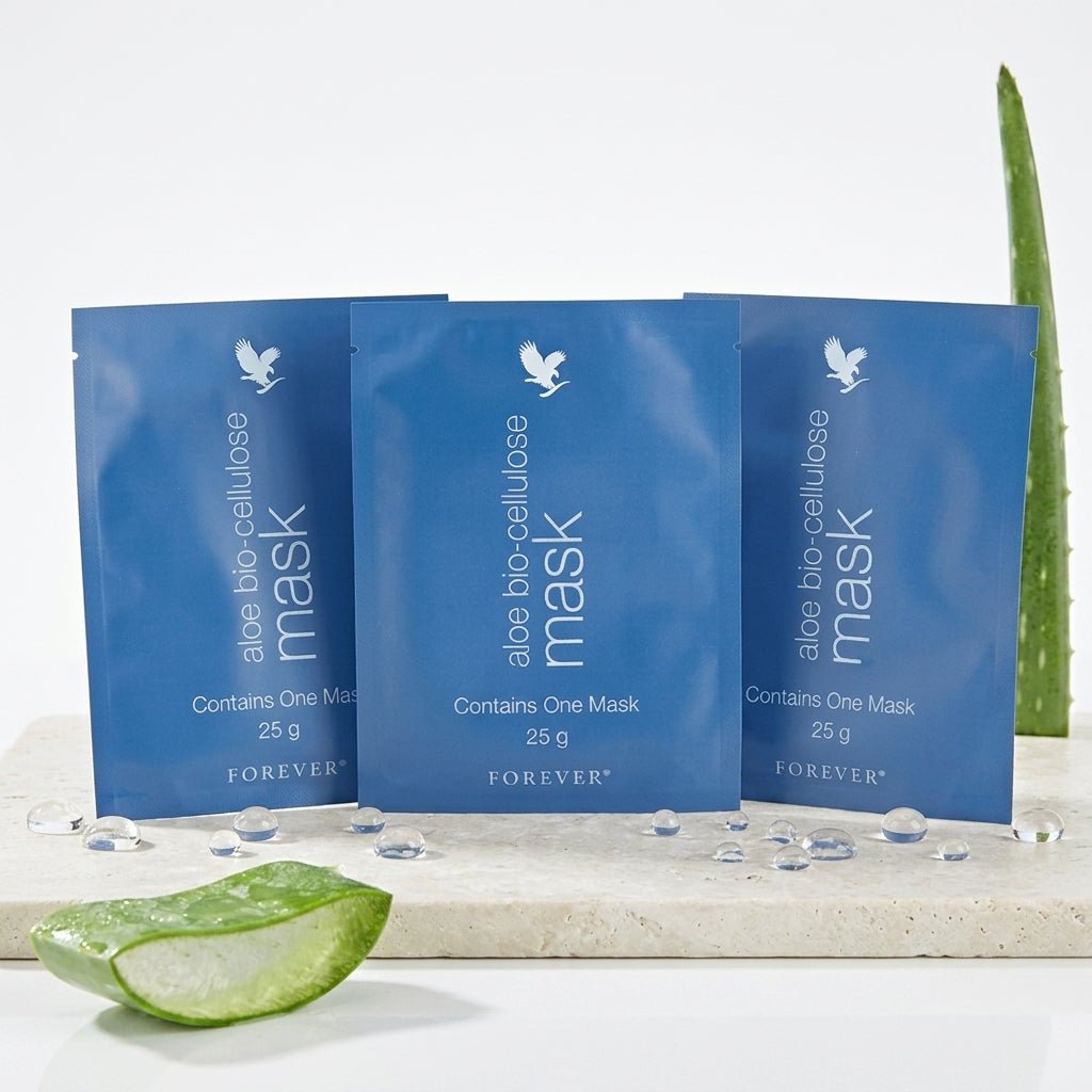 Forever Aloe Bio-Cellulose Mask con tecnología de biocelulosa y aloe vera