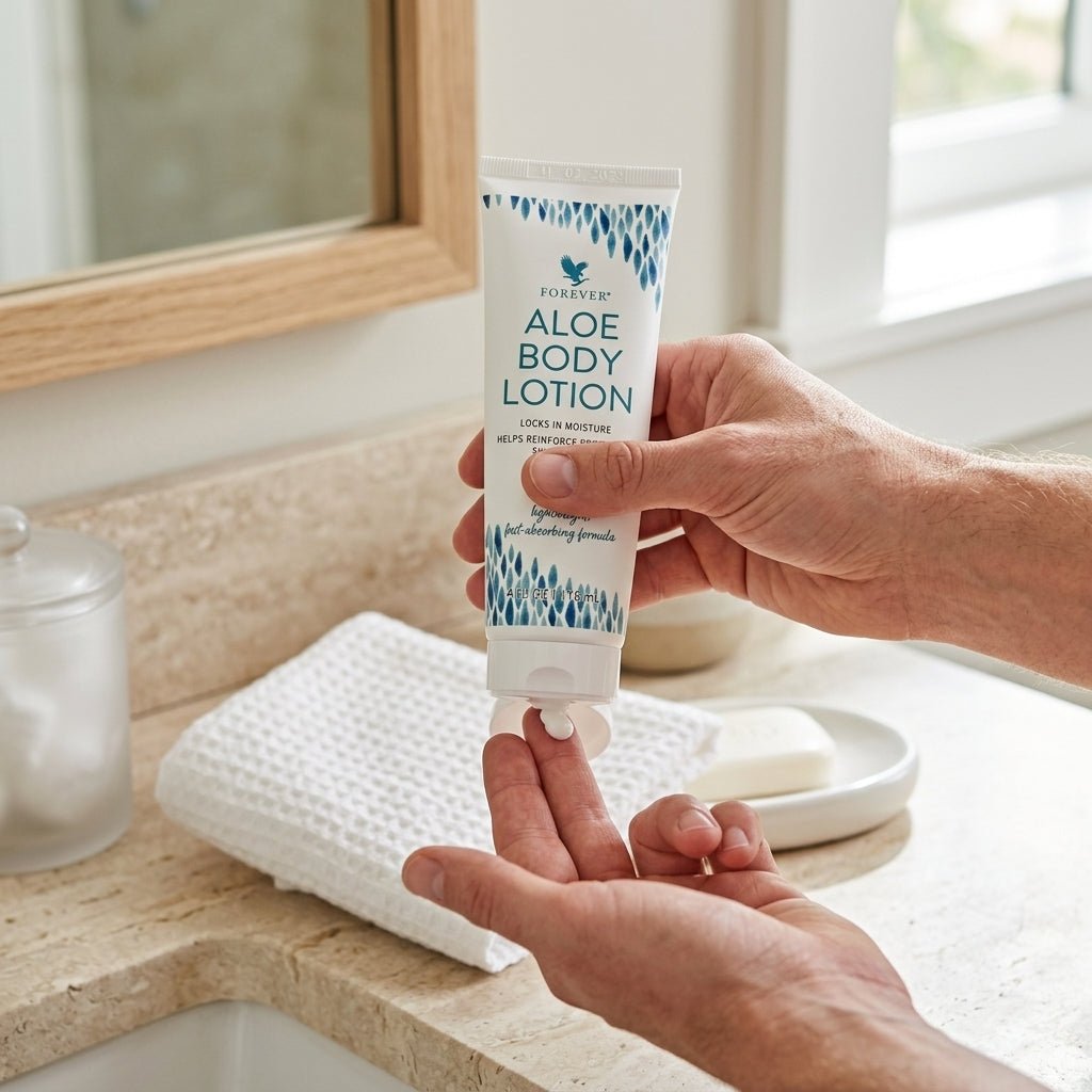 Aloe Body Lotion for face and body with natural ingredients