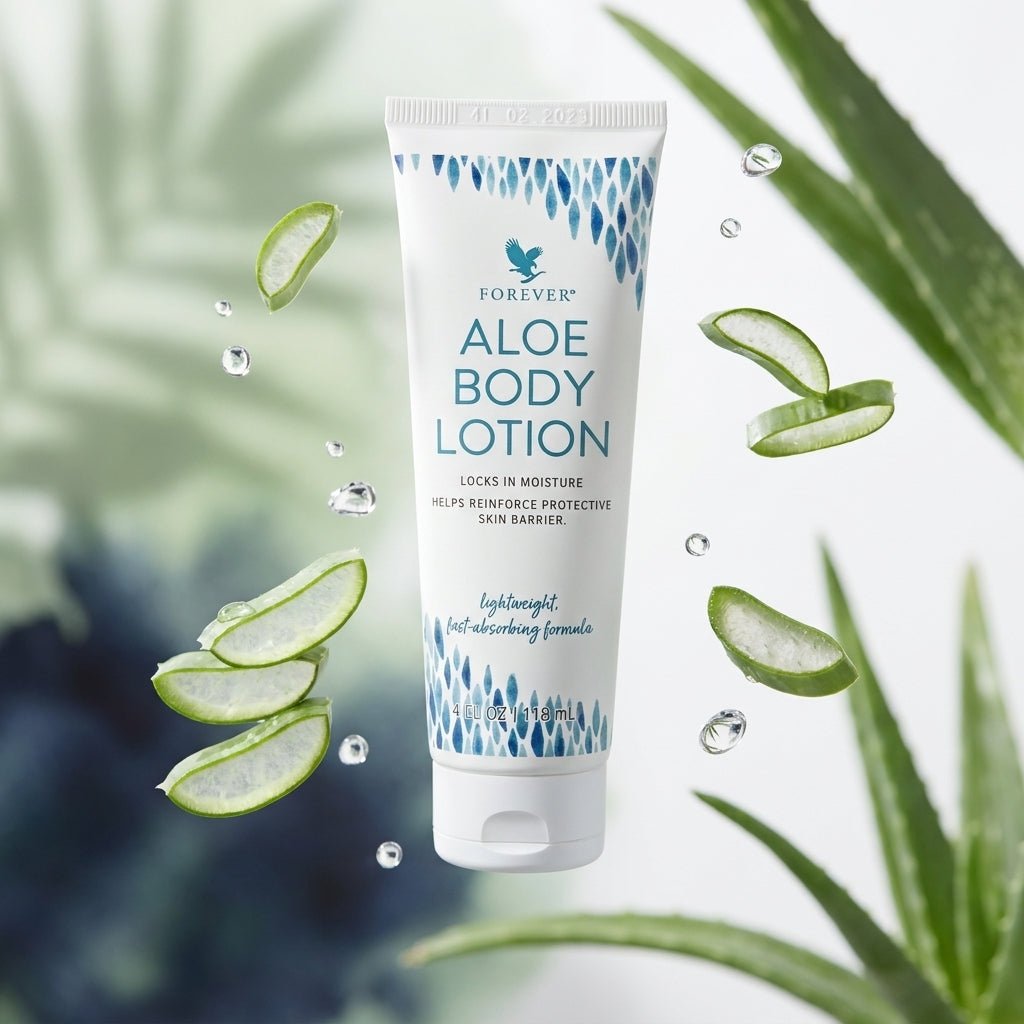 Forever Aloe Moisturizing Lotion with long-lasting hydration and care