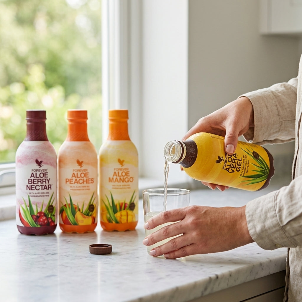 4-Pack Forever Aloe Combo | Aloe Vera Drinks Value Bundle