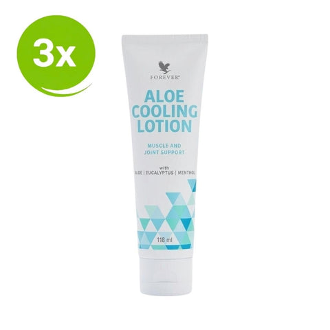 Forever Aloe Cooling Lotion 3 - Pack Voordeelbundel - 4everaloevera