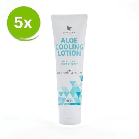 Forever Aloe Cooling Lotion – 5 Pack voordeelbundel - 4everaloevera