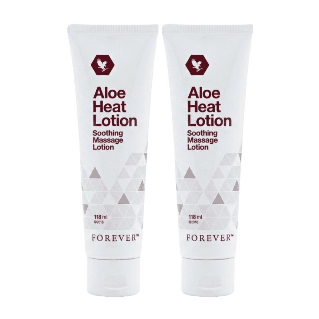 2 pack Aloe Heat Lotion nourishing lotion for massage and relaxation