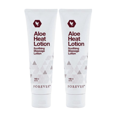 2 pack Aloe Heat Lotion nourishing lotion for massage and relaxation