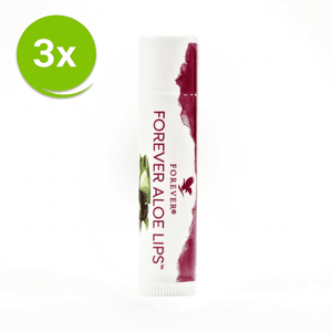 Forever Aloe Lips 3-pack voordeelbundel – Hydraterende lippenbalsem set