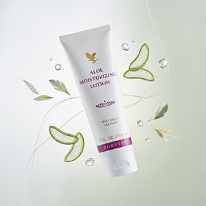 Forever Aloe Moisturizing Lotion met collageen en elastine