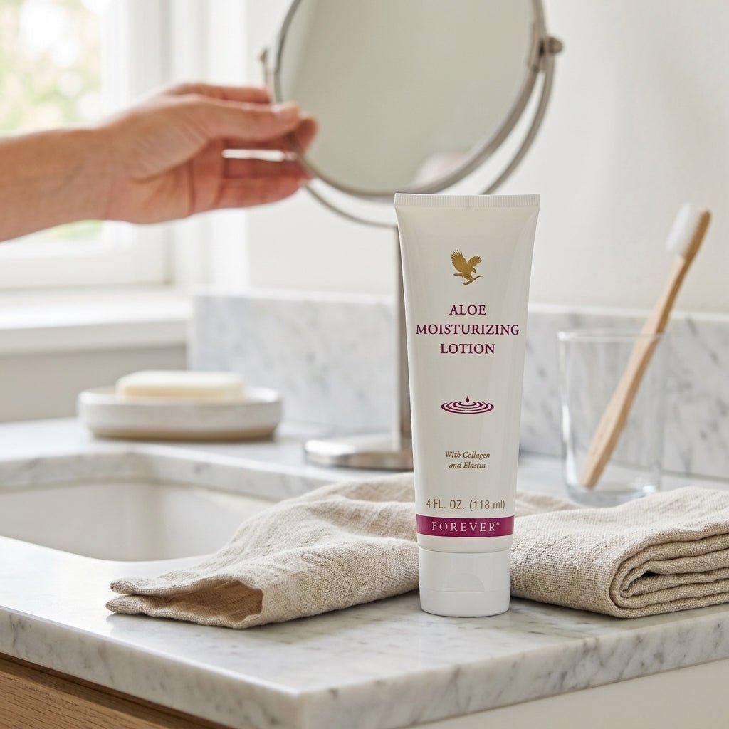 Forever Aloe Moisturizing Lotion pour les peaux sèches et sensibles
