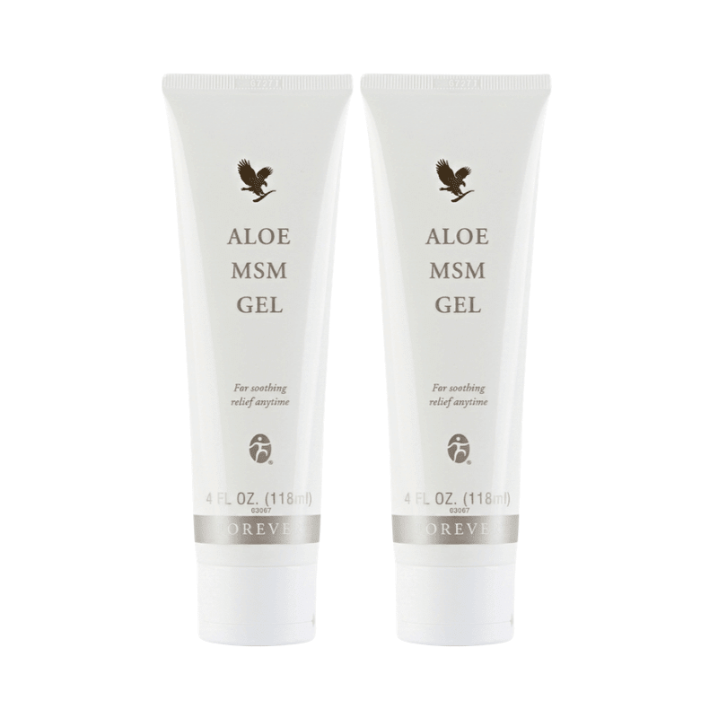 Forever Aloe MSM Gel x 2 pack - 4everaloevera
