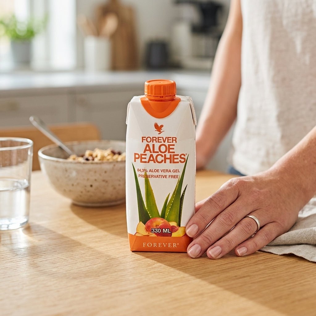 Forever Aloe Peaches Mini - 330ml - 4everaloevera