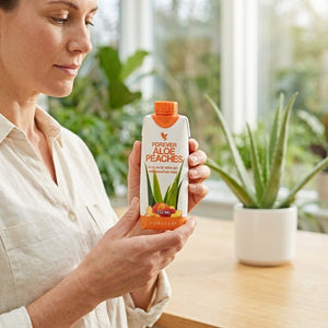 Forever Aloe Peaches Mini - 330ml - 4everaloevera