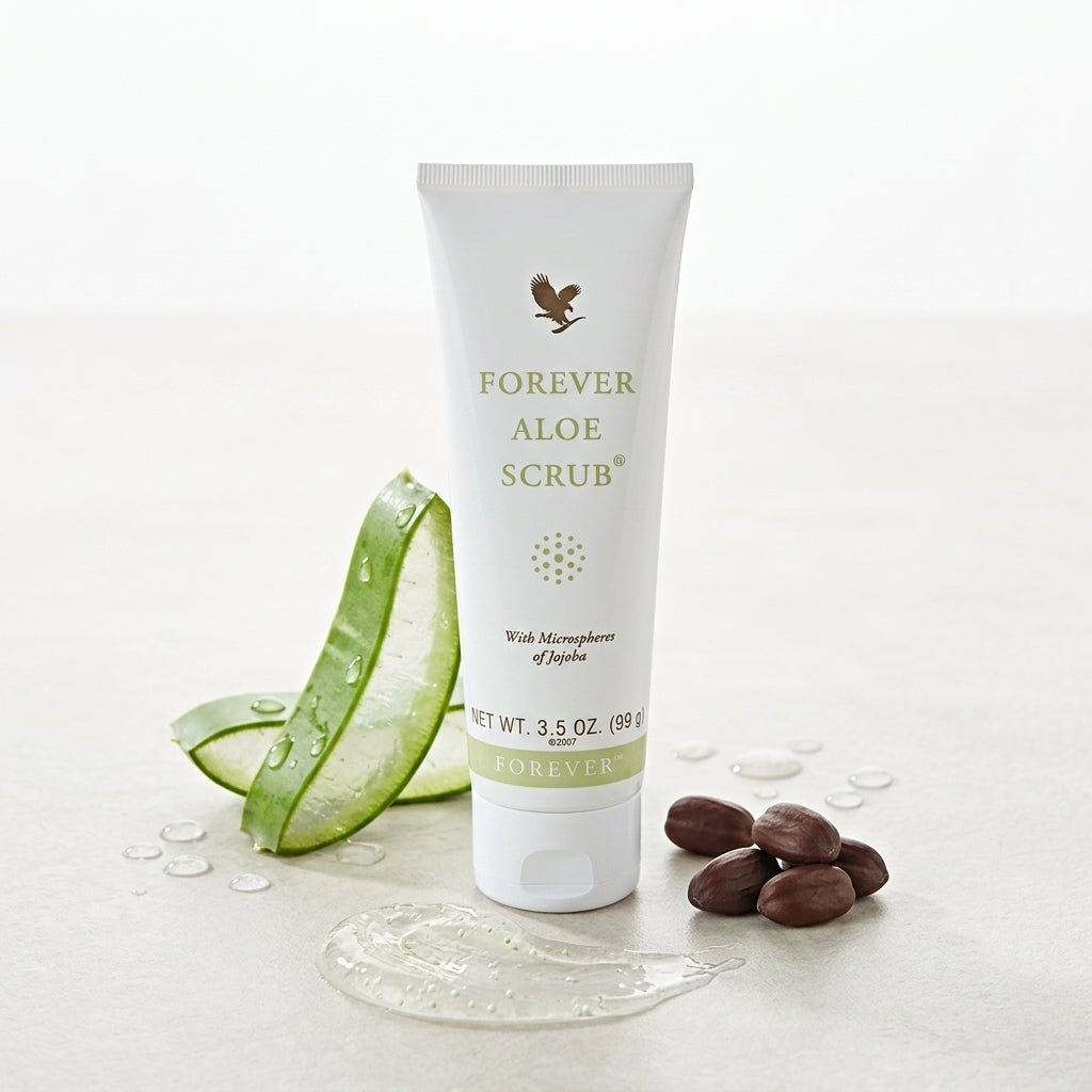 Forever Aloe Scrub à l'aloe vera pour une peau fraîche et éclatante