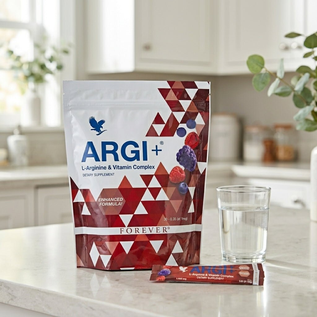 Forever Argi+ with antioxidants and essential nutrients