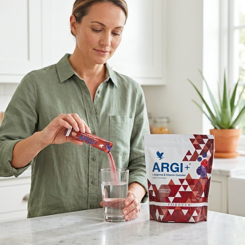 Forever Argi+ with L-arginine, vitamin C and vitamin D