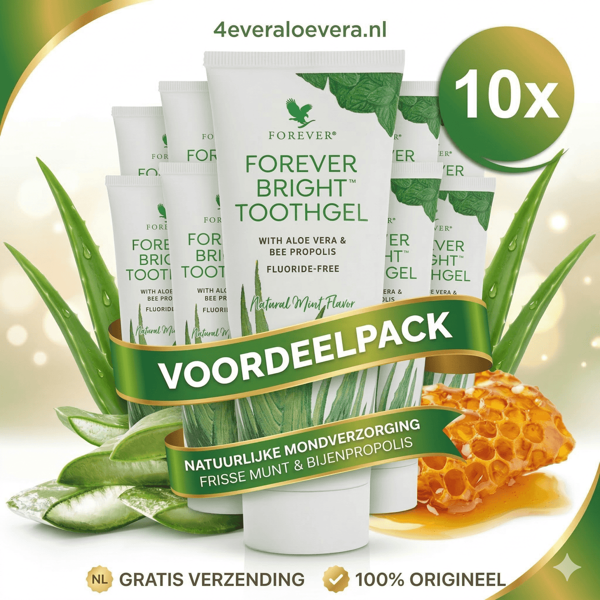 Bester Preis Forever Helles, fluoridfreies Zahnpasta-Paket