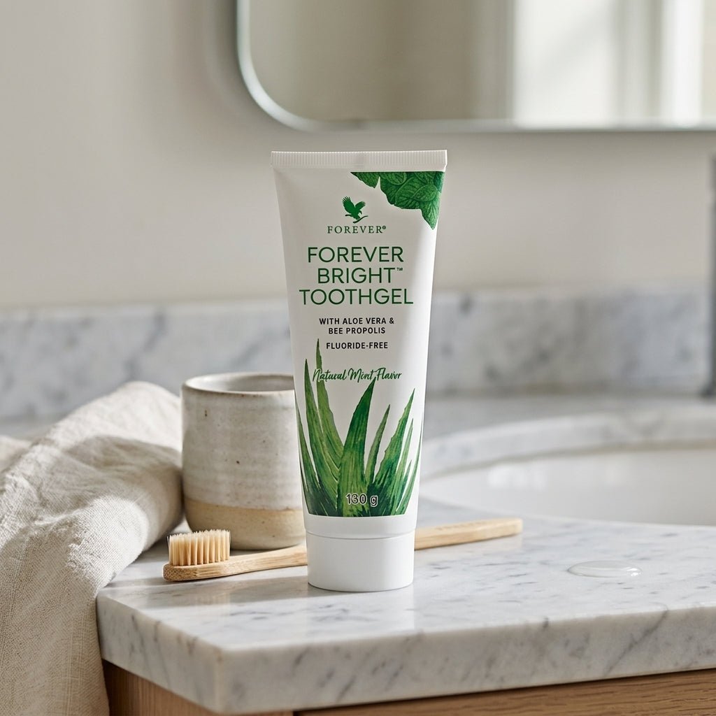 Forever Bright Toothgel dentifrice sans fluor à l'aloe vera et à la propolis