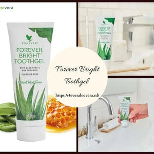 Sperimenta la pulizia delicata di Forever Bright Toothgel con Aloe Vera e Propoli