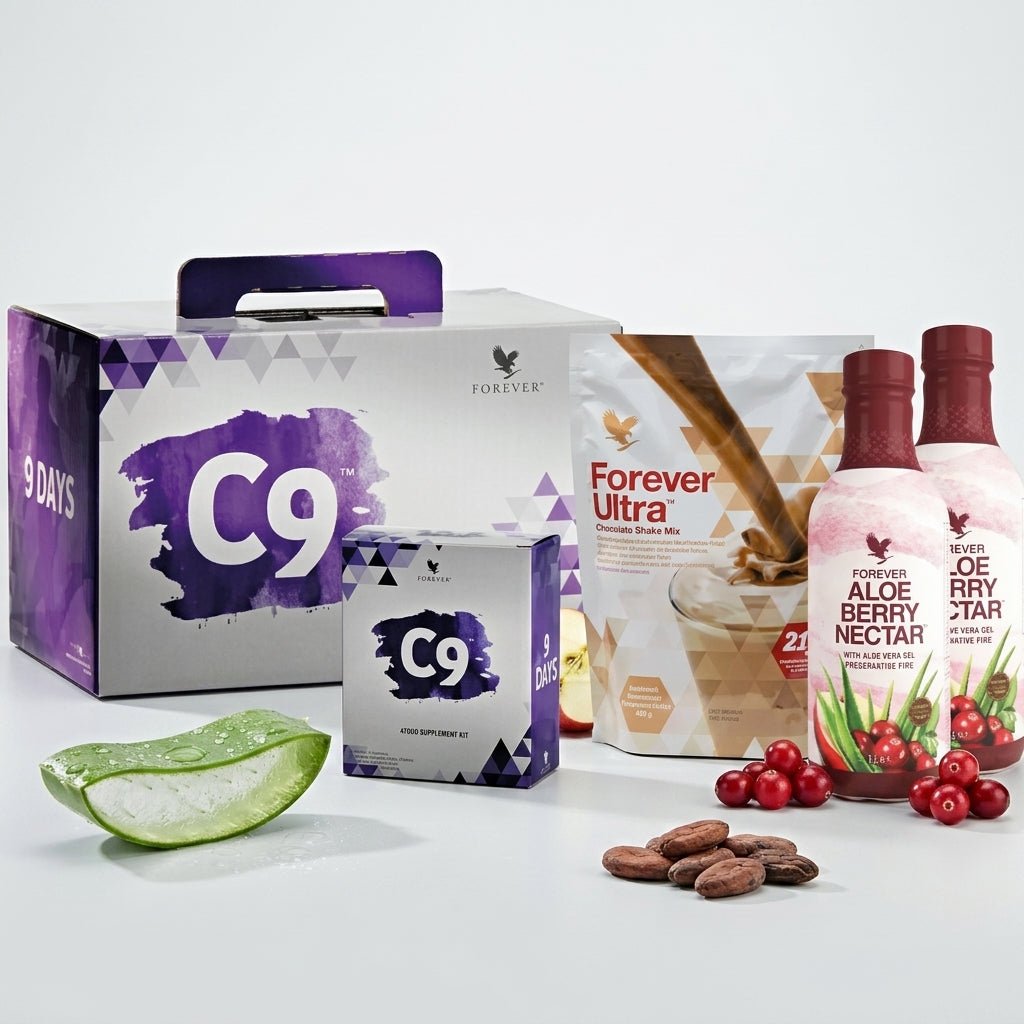 Forever C9 Frullato nutrizionale al cioccolato e frutti di bosco Clean 9 programma