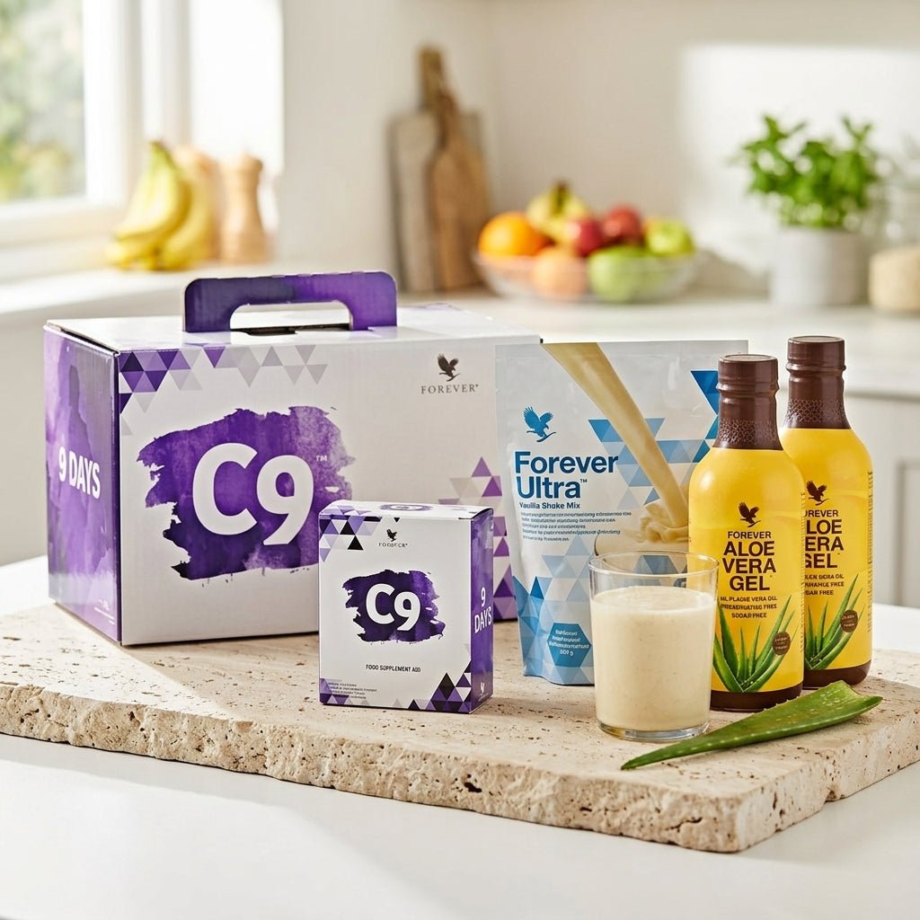 Forever C9 Frullato nutrizionale Gel Vaniglia per Clean 9 programma