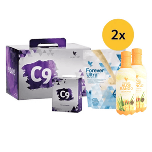 Forever C9 Pacchetto disintossicante al mango e vaniglia, confezione da 2