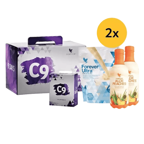 forever c9 confezione doppia pesche vaniglia