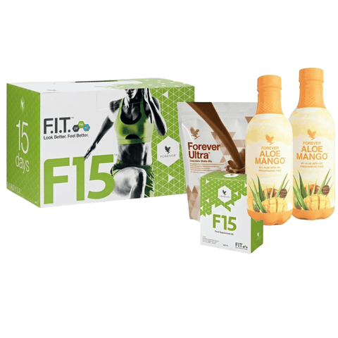 Forever F15 Nährstoffshake mit Mango-Schokolade für einen aktiven Lebensstil