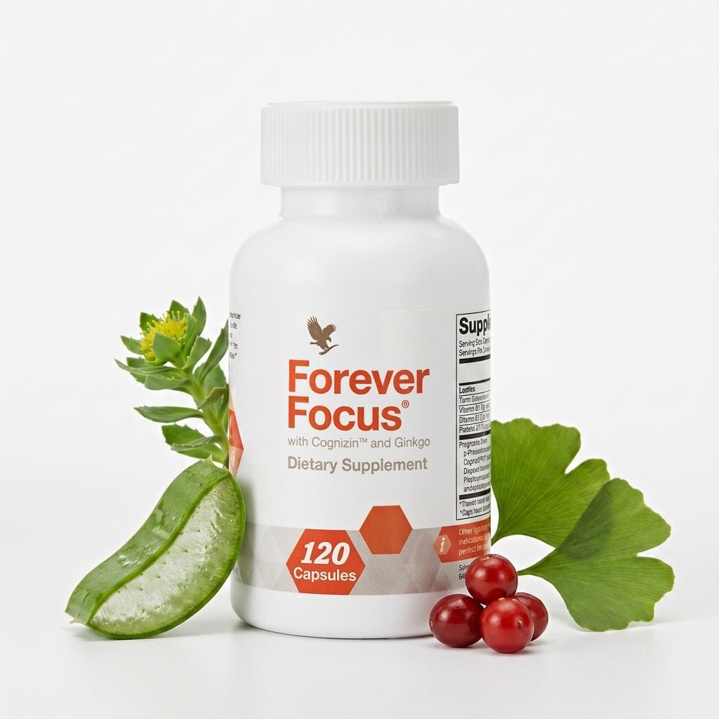 Forever Focus with natural ingredients and vitamins