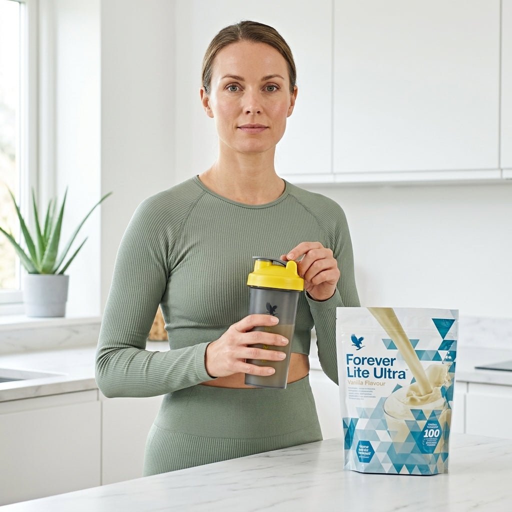 Forever Lite Ultra Vanille-Ergänzungsmittel mit Protein und Ballaststoffen