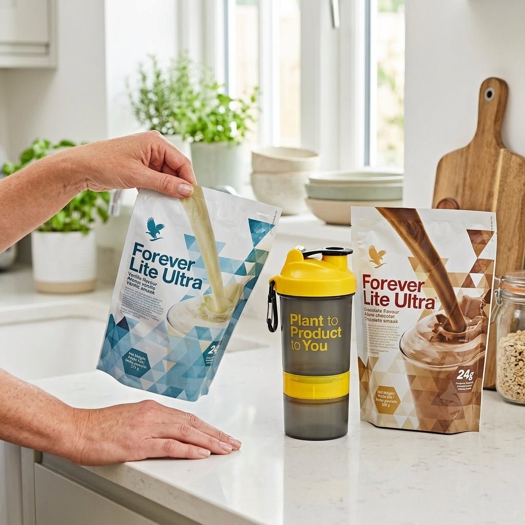 Forever Lite Ultra Acquista un pacchetto combinato che include shaker con uno sconto del 15% su 4everloevera.nl